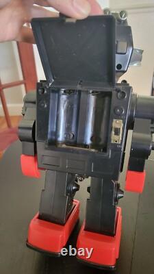 Vintage 14 Saturn Walking Space Robot Battery Operated With Missiles, Box