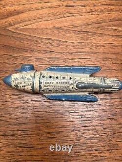 Vintage 1930's Buck Rogers Metal Tootsietoy Space Ship Series