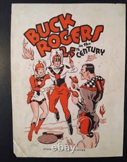 Vintage 1937 Buck Rogers 25th Century Space Story Pencil Tablet