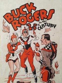 Vintage 1937 Buck Rogers 25th Century Space Story Pencil Tablet