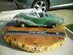 Vintage 1940's Oglesby / Playmate Futuristic Streamlined Aluminum Space Toy Car