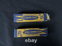 Vintage 1946 Space Viewer Picture Gun And Theatre W 2 Boxes Of Film