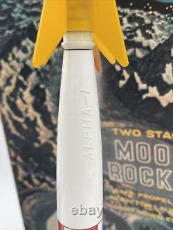 Vintage 1950's Lunar-1 Two Stage Moon Rocket by Scientific Products In Box
