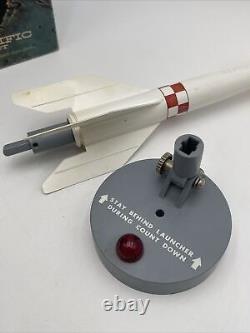 Vintage 1950's Lunar-1 Two Stage Moon Rocket by Scientific Products In Box