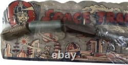 Vintage 1950's Space Train on Card Great Graphics Buck Rogers Theme USA, Rare