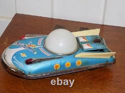 Vintage 1950's Space Universe Battery Operated Car
