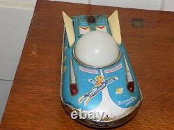 Vintage 1950's Space Universe Battery Operated Car