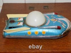 Vintage 1950's Space Universe Battery Operated Car