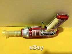 Vintage 1950's Tin Litho Friction Universe Gun. RARE