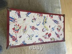 Vintage 1950's space trunk Toy astronauts spaceships Robots