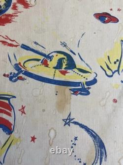 Vintage 1950's space trunk Toy astronauts spaceships Robots