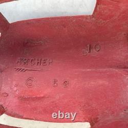 Vintage 1950s Archer Futuristic Cars Of Tomorrow Plastic Space Car Red 9H11