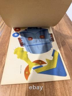 Vintage 1950s Capt. Quick's Flying Saucers and Rocket Ships Punch Out Book UNPUN