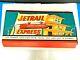 Vintage 1950s Jetrail Express Battery Operated Monorail Toy in Original Box Nice