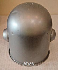 Vintage 1950s Mirro Satelitte Explorer Aluminum Helmet Space Toy Prop Orig Box