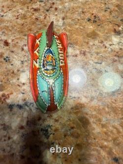 Vintage 1950s Xyz Small Space Rocket Suzuki Japan