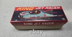 Vintage 1954 Tin Friction King Jet 8 Racer Space Car TKK Japan Rare