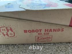 Vintage 1958 Kilgore Toys Robot Hands & Mask Space Set withDisplay Box! Very Rare