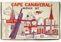 Vintage 1958 Marx Cape Canaveral NASA Kennedy Space Center Missile Playset withBox