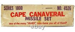 Vintage 1958 Marx Cape Canaveral NASA Kennedy Space Center Missile Playset withBox