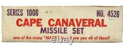 Vintage 1958 Marx Cape Canaveral NASA Kennedy Space Center Missile Playset withBox