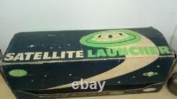 Vintage 1959 Ideal SATELLITE LAUNCHER Toy Space Vehicle Box No. 4874