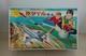 Vintage 1960 Bandai Japan B/O Missile Launching Control Line Jet Playset MIB -FS