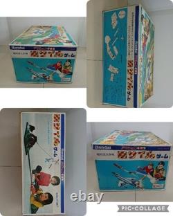 Vintage 1960 Bandai Japan B/O Missile Launching Control Line Jet Playset MIB -FS