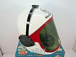 Vintage 1960 Col. Mccauley Men Into Space Ideal Space Helmet Toy With Box