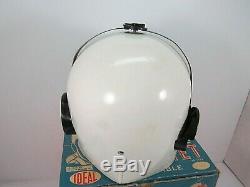 Vintage 1960 Col. Mccauley Men Into Space Ideal Space Helmet Toy With Box