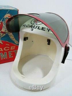 Vintage 1960 Col. Mccauley Men Into Space Ideal Space Helmet Toy With Box