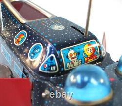 Vintage 1960 Tin Wind Up Space Whale PX-3 Pioneer Trademark K. O Japan