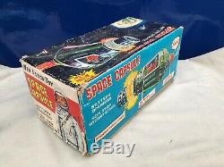 Vintage 1960's Boxed Horikawa Sh Space Capsule Rocket Ufo Vintage Tin Toy Japan