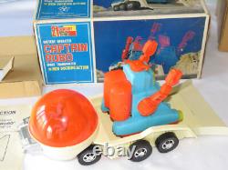 Vintage 1960's Captain Robo Space Transporter with Docking Station No 825 Japan