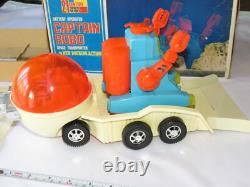 Vintage 1960's Captain Robo Space Transporter with Docking Station No 825 Japan