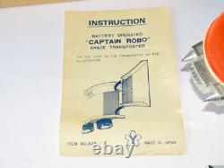 Vintage 1960's Captain Robo Space Transporter with Docking Station No 825 Japan