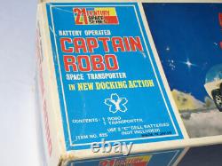 Vintage 1960's Captain Robo Space Transporter with Docking Station No 825 Japan