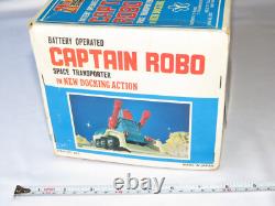 Vintage 1960's Captain Robo Space Transporter with Docking Station No 825 Japan
