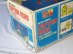 Vintage 1960's Captain Robo Space Transporter with Docking Station No 825 Japan