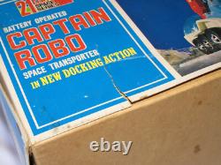 Vintage 1960's Captain Robo Space Transporter with Docking Station No 825 Japan