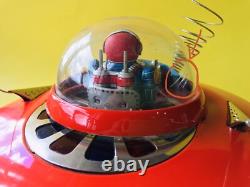Vintage 1960's Cragstan KO Yoshiya Space Flying Saucer Battery Operated Working