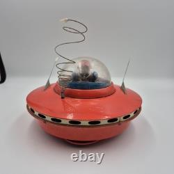 Vintage 1960's Cragstan KO Yoshiya Space Flying Saucer Non Working
