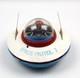Vintage 1960's Cragstan KO Yoshiya Space Patrol 3 Flying Saucer Tin Toy