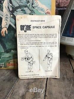 Vintage 1960's Hasbro 12 Gi Joe Official Space Capsule & Figure Suit Hasbro Box