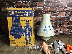 Vintage 1960's Hasbro 12 Gi Joe Official Space Capsule & Figure Suit Hasbro Box