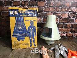Vintage 1960's Hasbro 12 Gi Joe Official Space Capsule & Figure Suit Hasbro Box