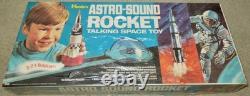 Vintage 1960's Hasbro Astro-Sound Rocket Talking Space Toy #5800, Original Cello