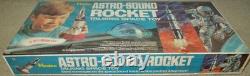 Vintage 1960's Hasbro Astro-Sound Rocket Talking Space Toy #5800, Original Cello