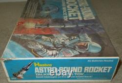 Vintage 1960's Hasbro Astro-Sound Rocket Talking Space Toy #5800, Original Cello