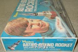 Vintage 1960's Hasbro Astro-Sound Rocket Talking Space Toy #5800, Original Cello